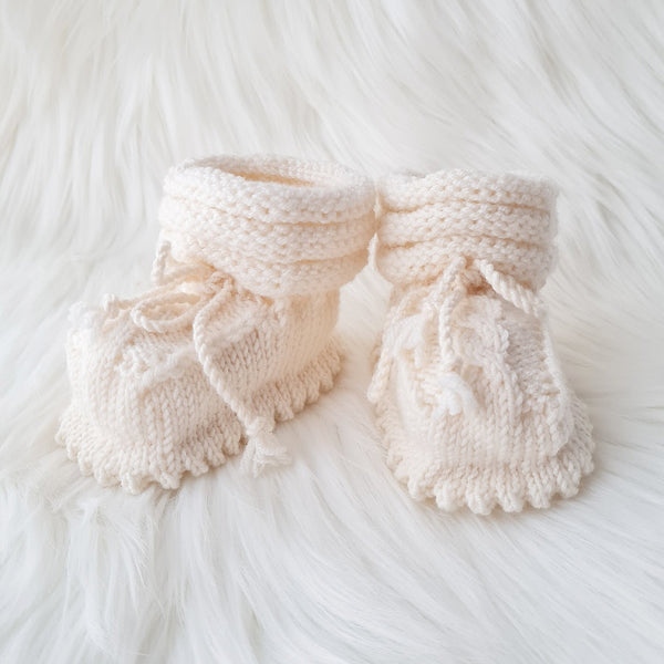 Balti merino vilnos tapukai naujagimiui (0-3 mėn.)